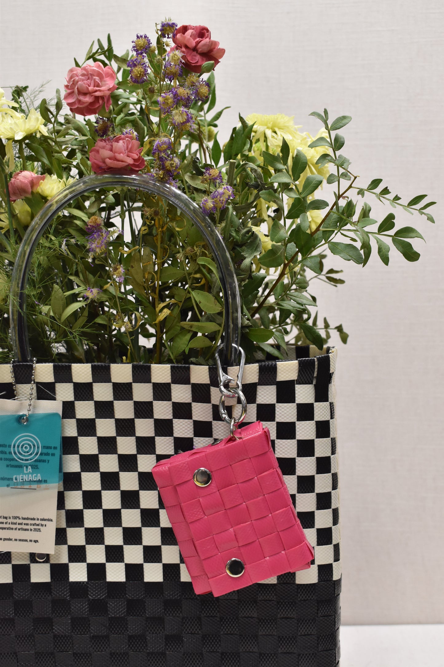 MONEDERO CHARM FUCSIA